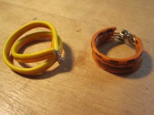 Ringe aus Flachkabeln